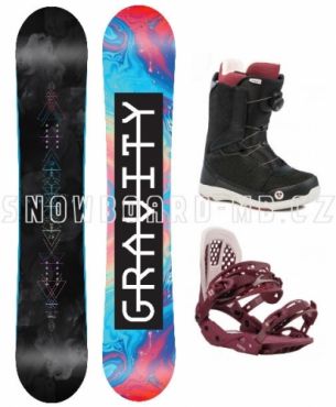 Dámský snowboardový komplet Gravity Sublime 2019/20 s rychlozapínacími botami