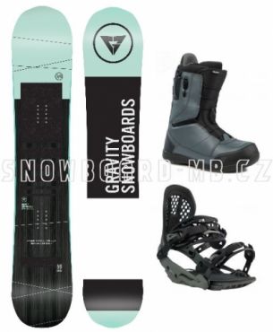Twintip freestyle snowboard komplet Gravity Symbol 2019/20