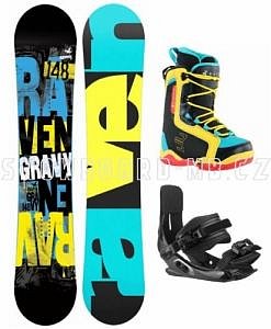 Dětský snowboard komplet Raven Gravy Junior s botami Beany