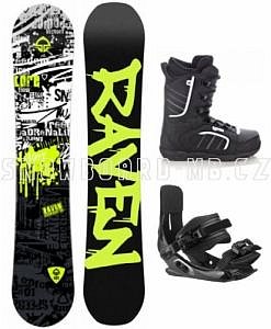 Dětský snowboard komplet Raven Core junior s botami 