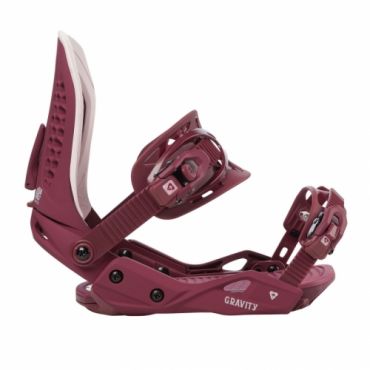 Dámské snowboardové vázání Gravity G3 Lady berry vínové