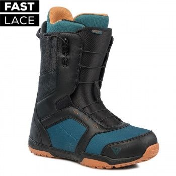 Pánské snb boty Gravity Recon Fast Lace black/blue/rust rychlé utahování šňůrkami