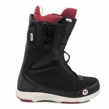 Dámské snowboardové rychlozapínací boty Gravity Sage Fast Lace black - akce