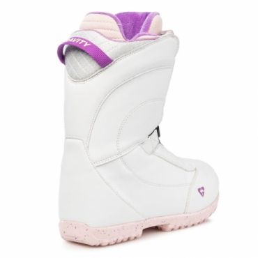 Dívčí dětské snowboardové boty s kolečkem Gravity Micra Atop white