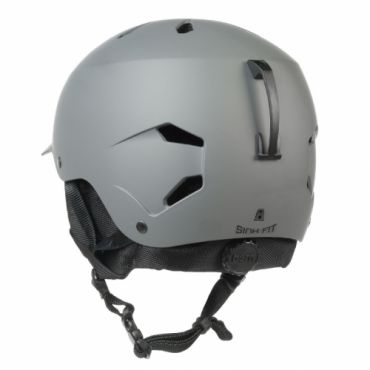 Snowboardová helma s kšiltem Bern Watts Crank-Fit šedá