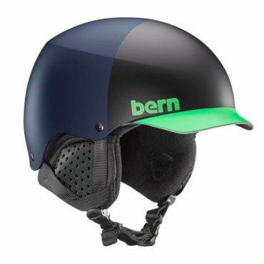 Snow přilba s kšiltem Bern Baker matte blue hatstyle