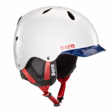 Dětská zimní helma Bern Bandito satin patriot brimstyle 2019/20