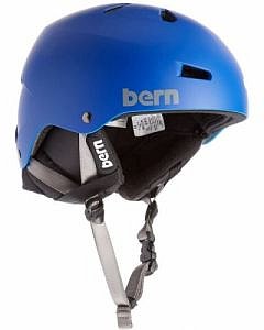 Snowboardová přilba Bern Macon matte Cobalt blue - VÝPRODEJ