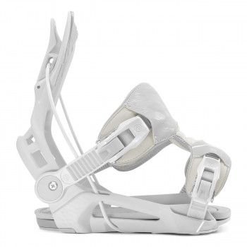 Dámské vázání na snowboard s otevírací patou Flow Mayon platinum grey