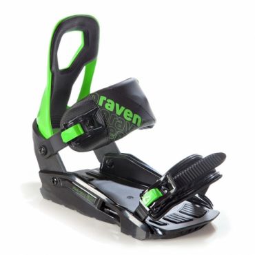 Vázání na snowboard Raven s200 green