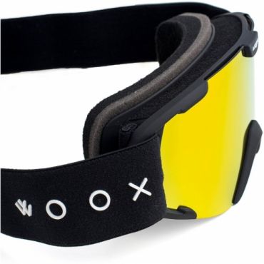 Snowboardové a lyžařské brýle Woox Opticus Pusilli s oranžovým zrcadlovým sklem