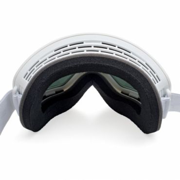 Snb a ski brýle Woox Opticus Temporarius White/Ble s tmavým černým sklem a bílým páskem 