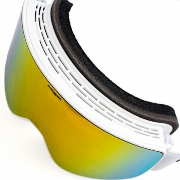 Ski a SNB brýle Woox Opticus Temporarius White/Re s oranžovým sklem