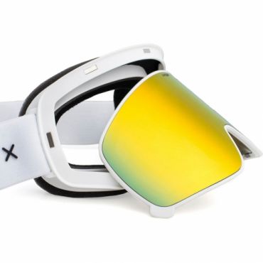 Ski a SNB brýle Woox Opticus Temporarius White/Re s oranžovým sklem