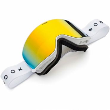 Ski a SNB brýle Woox Opticus Temporarius White/Re s oranžovým sklem