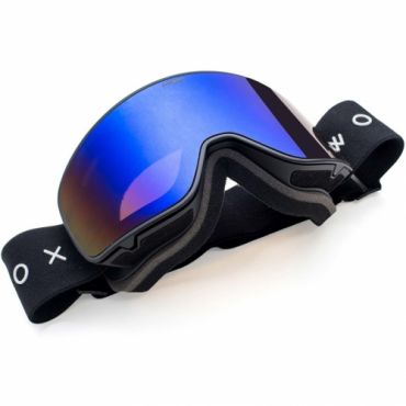 Lyžařské a snowboardové brýle s modrým sklem Woox Opticus Temporarius Dark/Blu 
