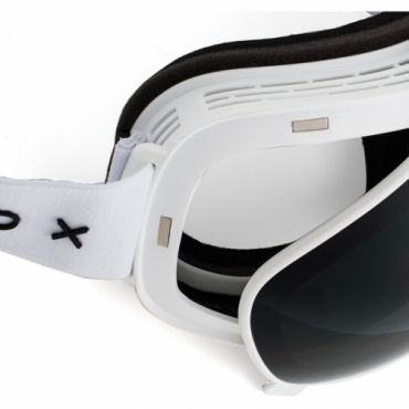 Snowboardové a ski brýle Woox Opticus Opulentus White/Ble tmavě černé sklo