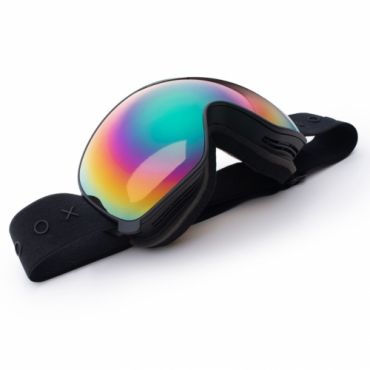 Snowboardové a lyžařské brýle Woox Opticus Opulentus Dark/Gre barevné sklo a černý psek
