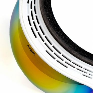 Ski a snow brýle Woox Opticus Opulentus White/Re bílé s duhovým sklem