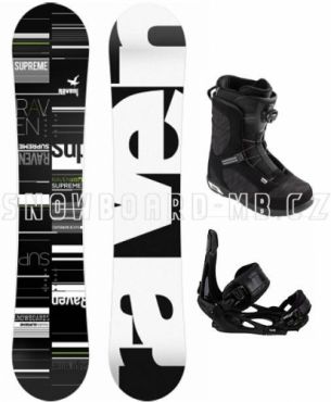 Snowboardový komplet Raven Supreme s vázáním Head a botami Scout s boa systémem