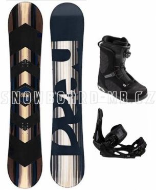 Snowboard komplet Head Rush s vázáním a botami Head Scout Lyt Boa