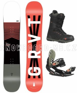 Twintip freestyle snowboard komplet Gravity Madball 