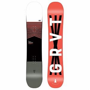 Snowboard Gravity Madball black/white/red, allmountain snowboardy