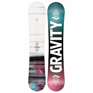 Dámský snowboard Gravity Sirene white/black