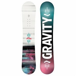 Dětský snowboard Gravity Fairy, dívčí snowboardy bílá, černá, modrá, růžová