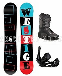 Snowboard komplet Westige Square s vázáním a botami Head