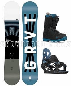 Dětský chlapecký snowboard komplet Gravity Flash, boty s kolečkem Atop