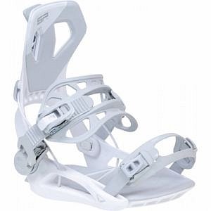 Vázání na snowbaord s výklopnou patkou SP Private white/grey 