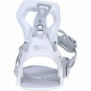 Vázání na snowbaord s výklopnou patkou SP Private white/grey 