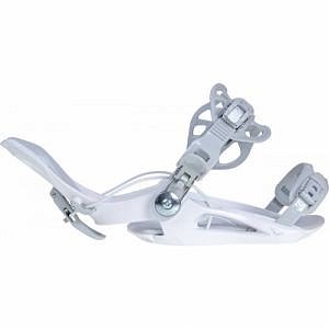 Vázání na snowbaord s výklopnou patkou SP Private white/grey 
