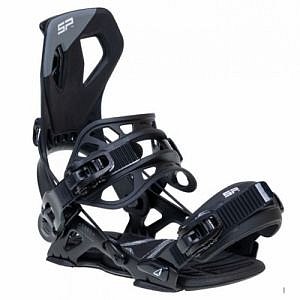 Snowboardové rychlozapínací vázání SP Core ME black s kovovou základnou