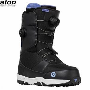 Snowboardové dámské boty Gravity Sage Dual Atop black/lavender 