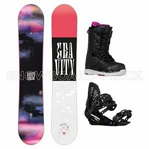 Dámský snowboard komplet Gravity Sublime s botami na tkaničky