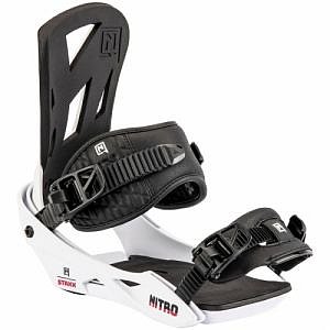 Pánské vázání na snowboard Nitro Staxx White / black