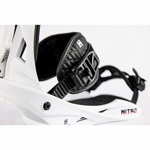 Pánské vázání na snowboard Nitro Staxx White / black