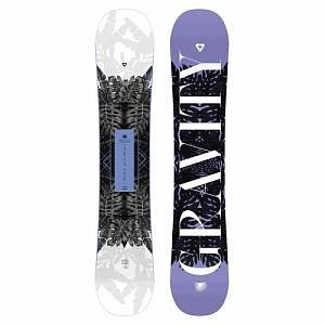 Dámský snowboard Gravity Trinity, bílo-černo-fialový