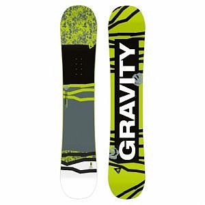 Pánský snowboard Gravity Madball black/green