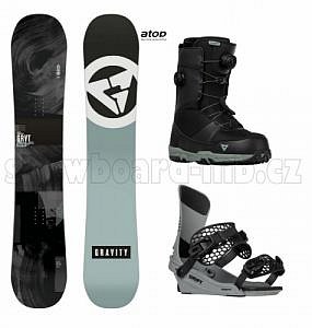 Snowboard komplet Gravity Contra (boty se 2 kolečky)