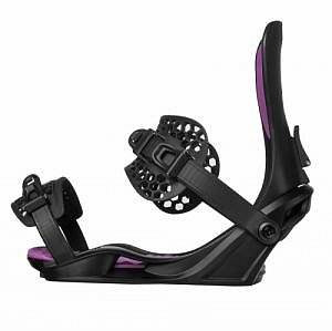 Dámské snowboard vázání Gravity Rise black/purple 