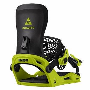 Snowboardové vázání Gravity Indy lime/black 