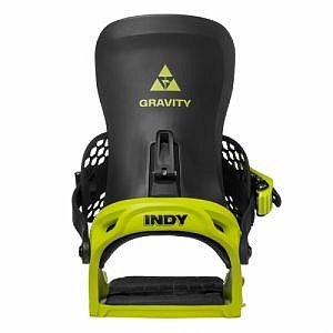 Snowboardové vázání Gravity Indy lime/black 