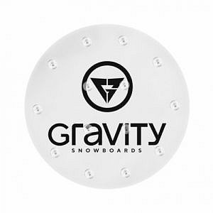 Nalepovací grip na snowboard Gravity Icon Mat clear/black