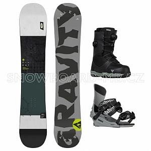 Pánský snowboard komplet Gravity Silent (boty se 2 kolečky)