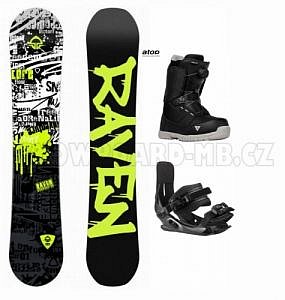 Dětský snowbaordový komplet Raven Core junior s botami s kolečkem
