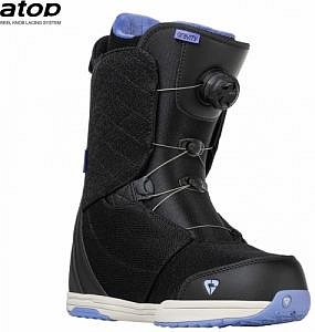 Dámský snowboardový set Raven Aura s botami a vázáním Gravity