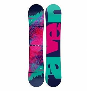 Dámské snowboardové sety Raven Satine s vázáním a boty s kolečkem